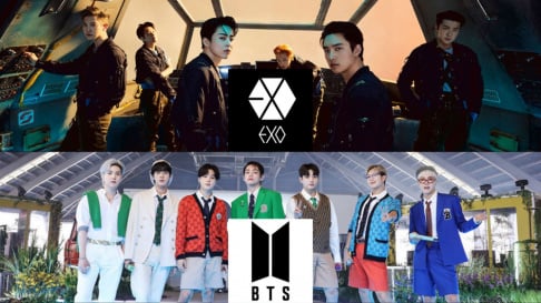BLACKPINK, BTS, EXO, Chanyeol, GOT7, iKON, MONSTA X, Red Velvet, Seventeen, TWICE, VIXX