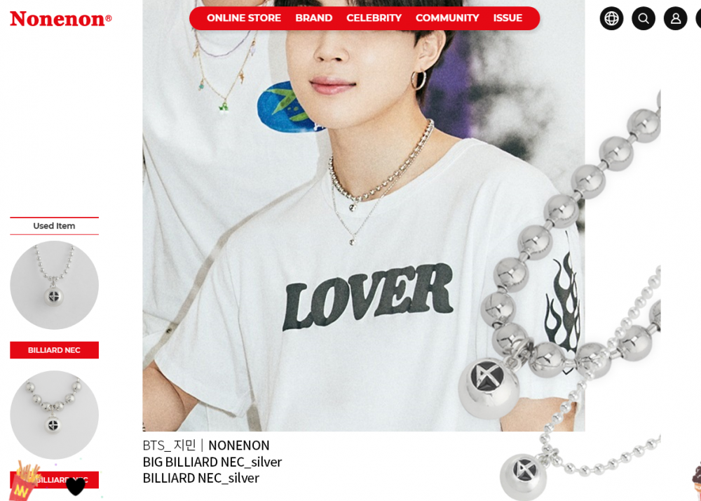 BTS Jimin causes a $890 necklace to sell out immediately after