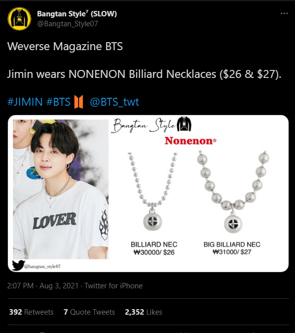 Jimin on sale earrings brand