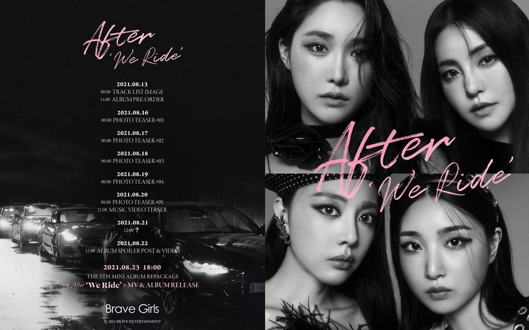 Brave Girls begin reveal the official release schedule for their 5th