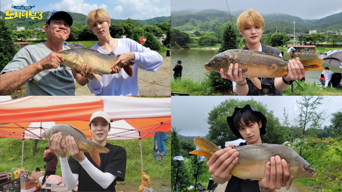 [SPOILER] Which male idol hooked up the biggest freshwater fish on