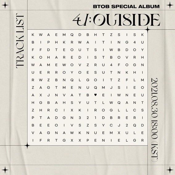[Камбэк] BTOB альбом "4U: OUTSIDE": лирик-видео "Outsider"
