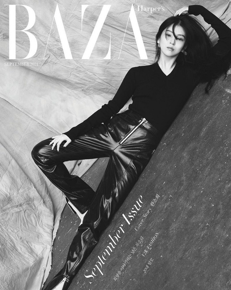 Хан Со Хи излучает элегантность в фотосессии для обложки "Harper's Bazaar"