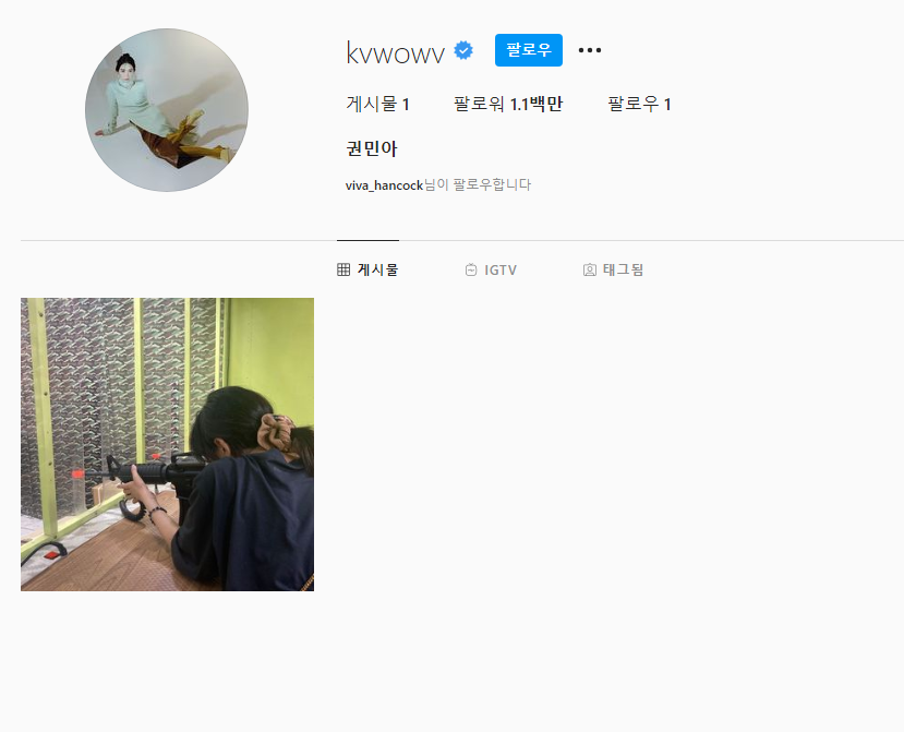 Мина удалила все свои посты в Instagram и опубликовала единственное фото из тира