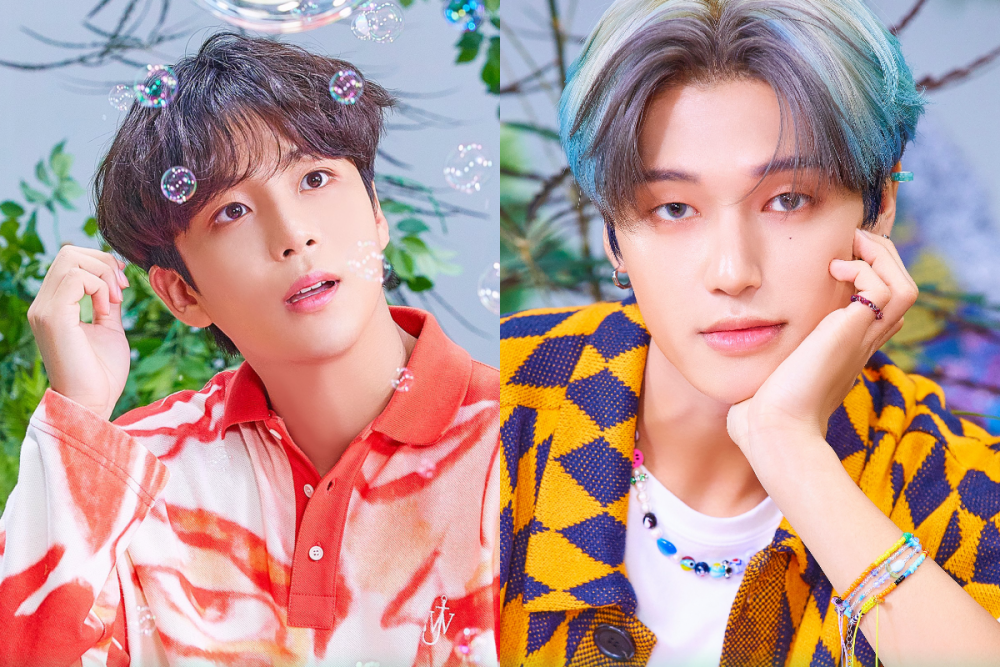 ATEEZ release vibrant 'Eternal Sunshine' teaser images of Wooyoung and  Jongho | allkpop
