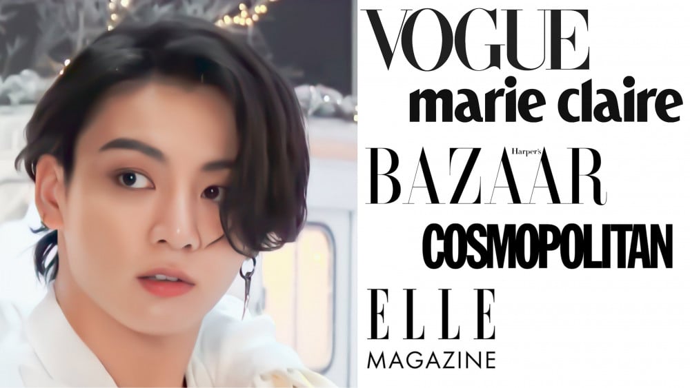 Чонгук из BTS - первый артист, который одновременно продвигается в 5 лучших корейских модных журналах: VOGUE, ELLE, Marie Claire, Harper's Bazaar и Cosmopolitan