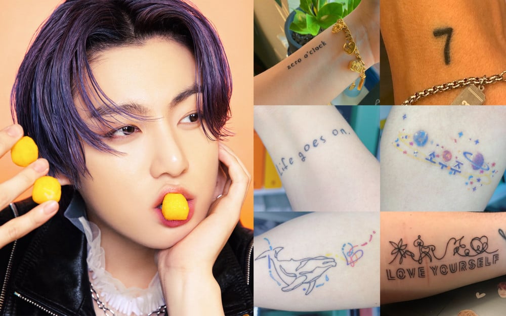 EBNW STORY - BTS member Jungkook's new tattoo revealed #bts #btsarmy # jungkook #btsjungkook #korean #btsbangtanboys #tattoo #btsworld #btsmembers  #music | Facebook