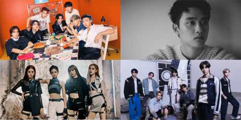 BLACKPINK, BTS, Changmo, ENHYPEN, Doh Kyung Soo (D.O.), MONSTA X, NCT Dream, Seventeen