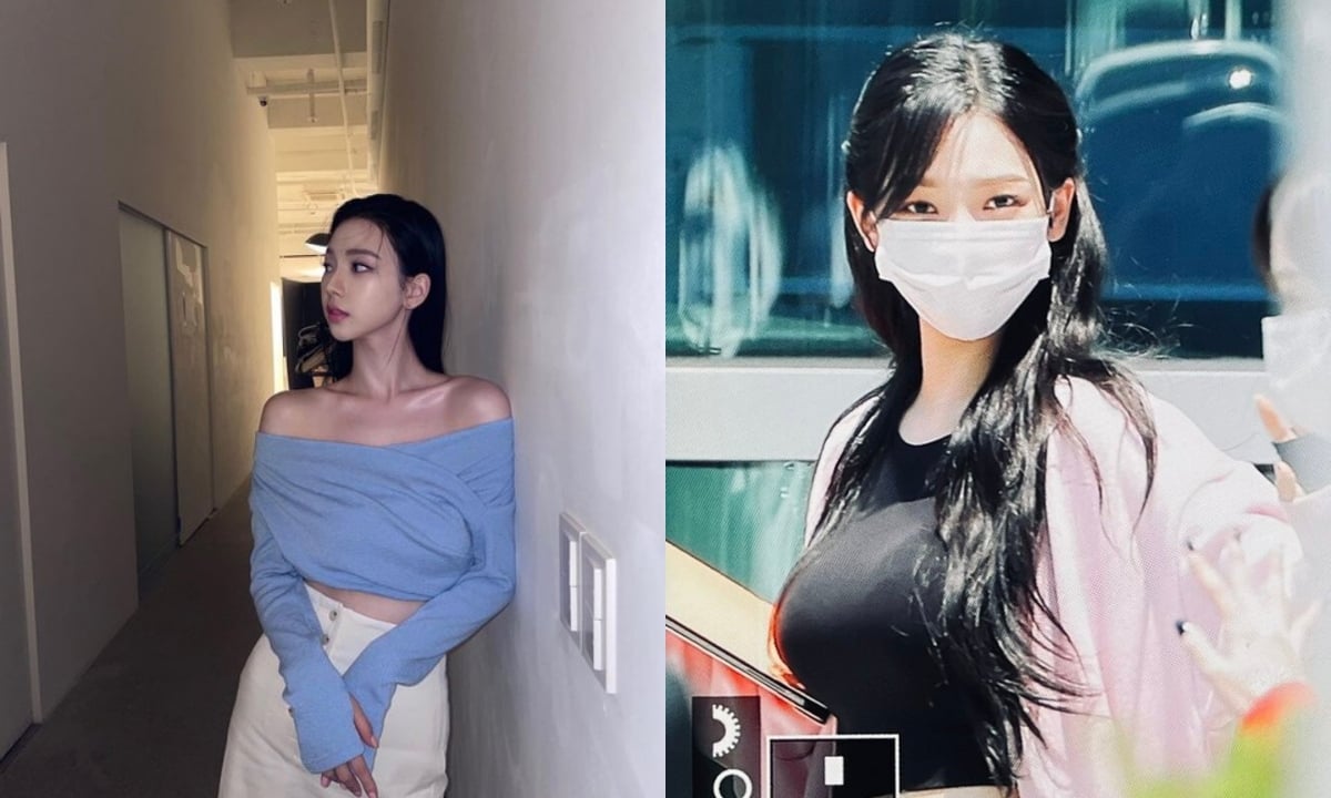 aespa's Karina amazes netizens with her slender but glamorous figure |  allkpop