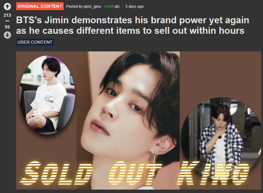 King of Brand Power' BTS Jimin Airport Fashion Gets Completely Sold Out