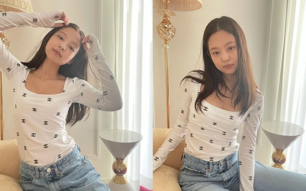 BLACKPINK's Jennie shows off her splended beauty wearing a simple white ...