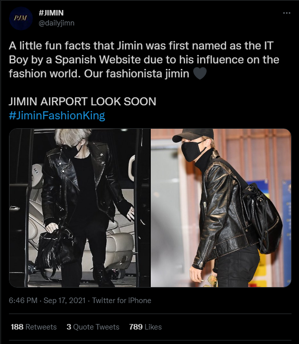 King of Brand Power' BTS Jimin Airport Fashion Gets Completely