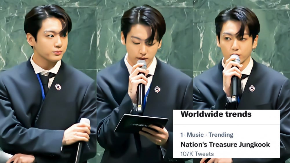 BTS's Jungkook mesmerizes global audiences with his powerful speech and  performance at United Nations General Assembly