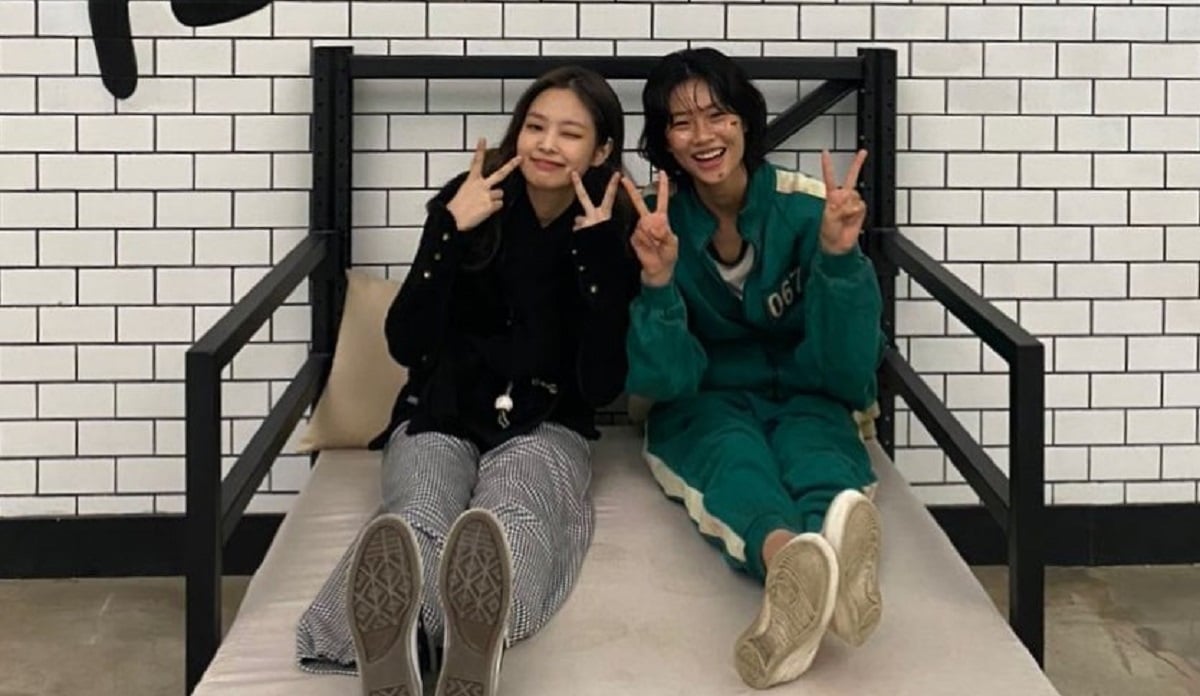 BLACKPINK's Jennie Kim and Hoyeon Jung from Squid Game Reunite