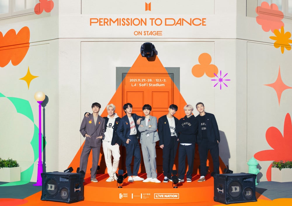 BTS объявили о своем первом живом концерте за 2 года 'Permission To Dance On Stage - LA'