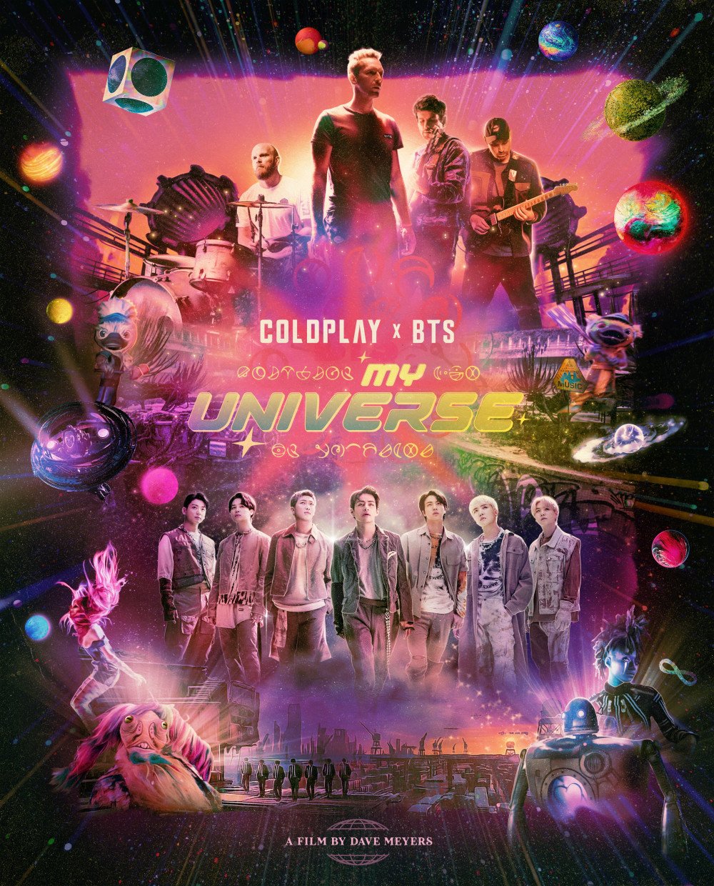[Релиз] BTS feat. Coldplay сингл «My Universe»: музыкальный клип