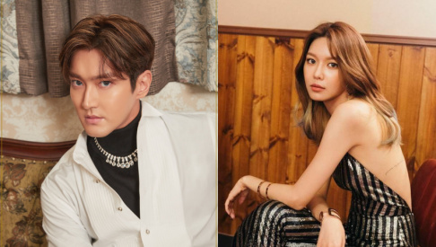 Eunji, Krystal, Sooyoung, Seohyun, Kim Myung Soo (L), IU, Minho, Siwon, Hyungsik, Taecyeon
