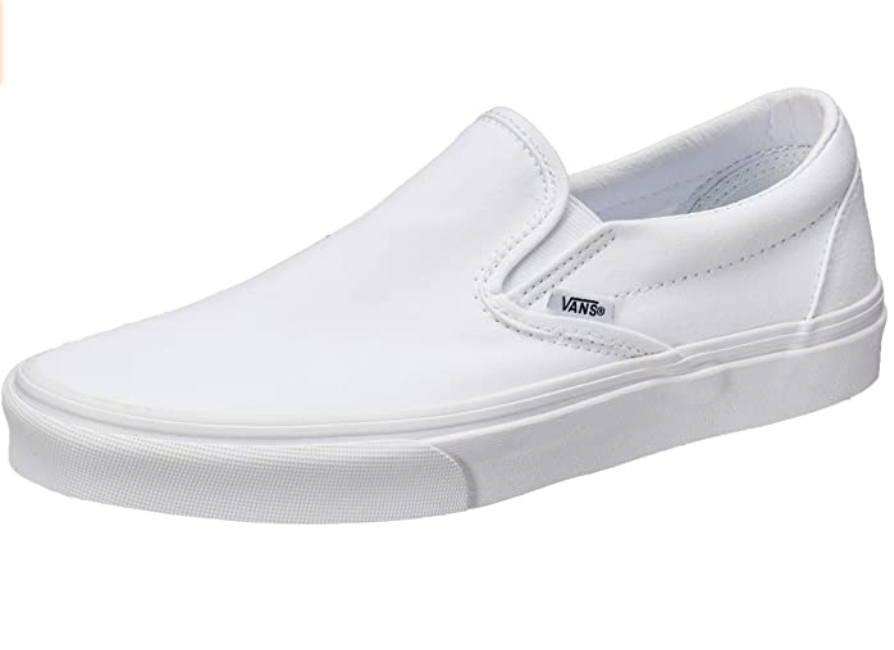 The sales for white slip-on VANS 