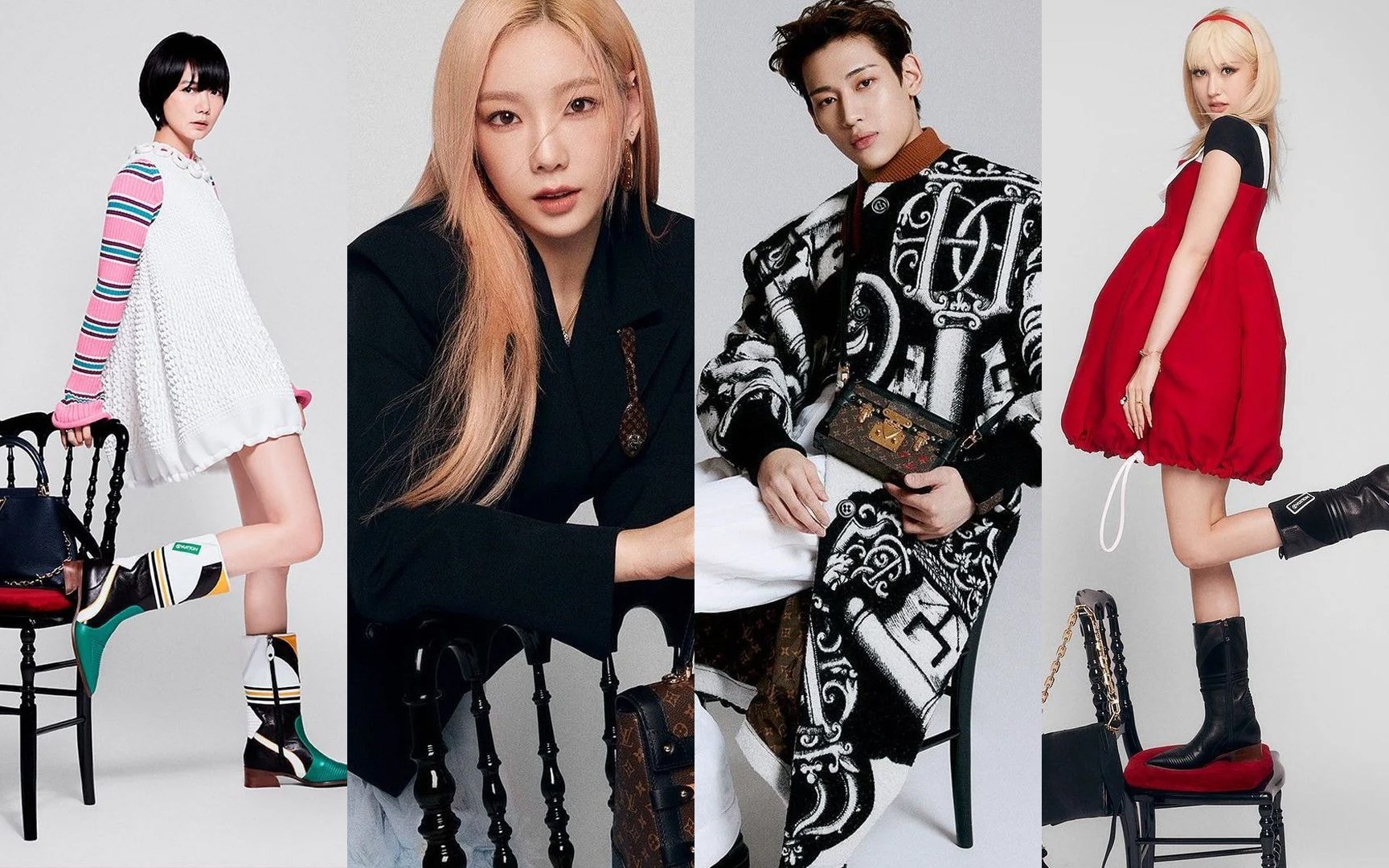 Louis Vuitton unveils photos of Bae Doo Na, Jeon So Mi, BamBam