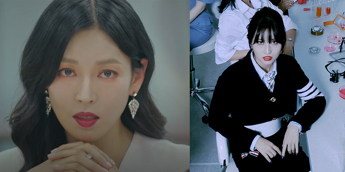 Netizens say they're seeing the Chun Seo Jin glare in TWICE Momo's latest  comeback look | allkpop