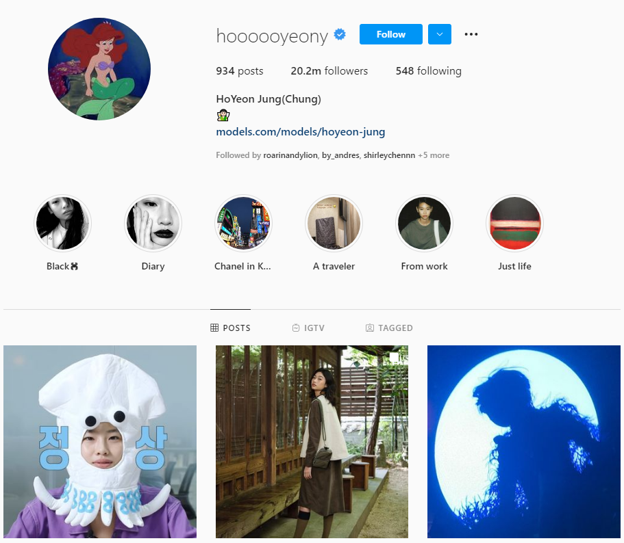 Squid Game's HoYeon Jung's Now Has 56 Times More Instagram Followers