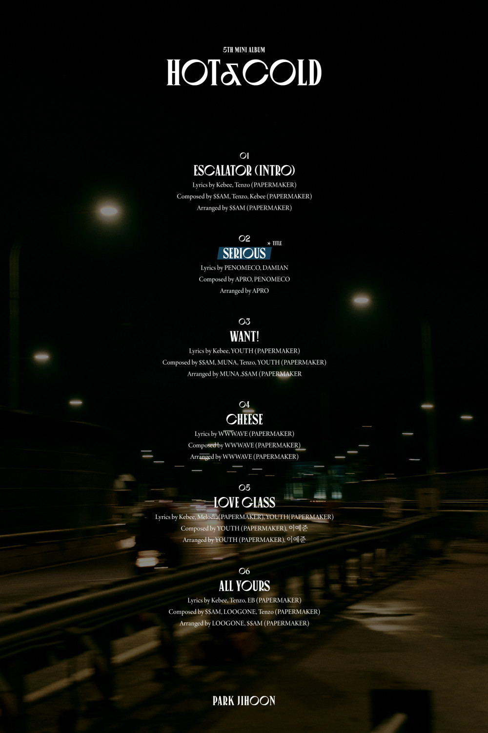 [Камбэк] Пак Джихун альбом «HOT & COLD»: музыкальный клип