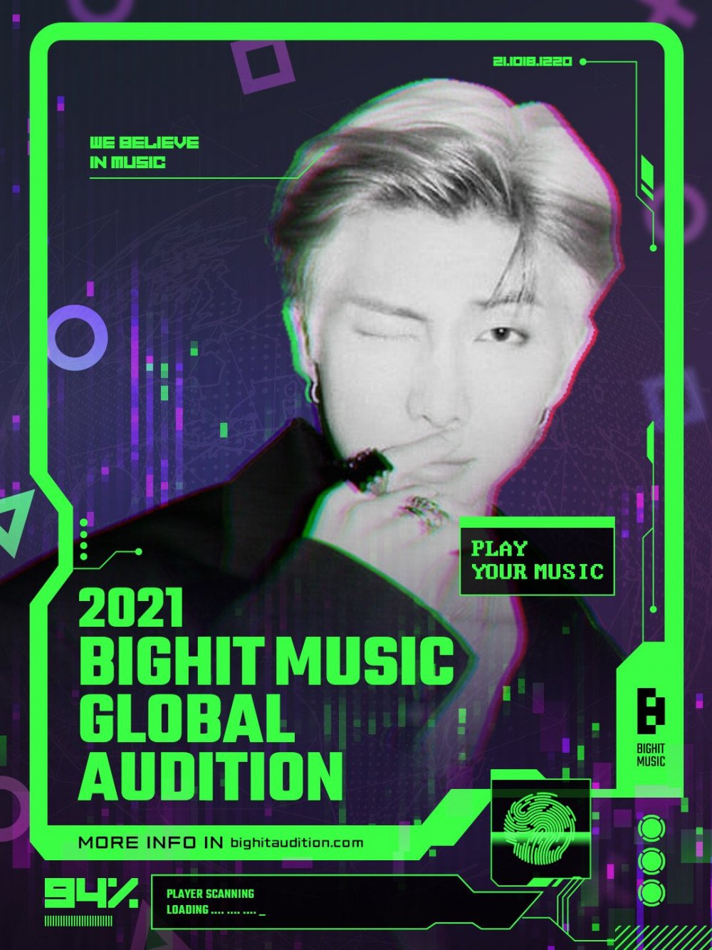 Глобальное прослушивание Big Hit Music 2021