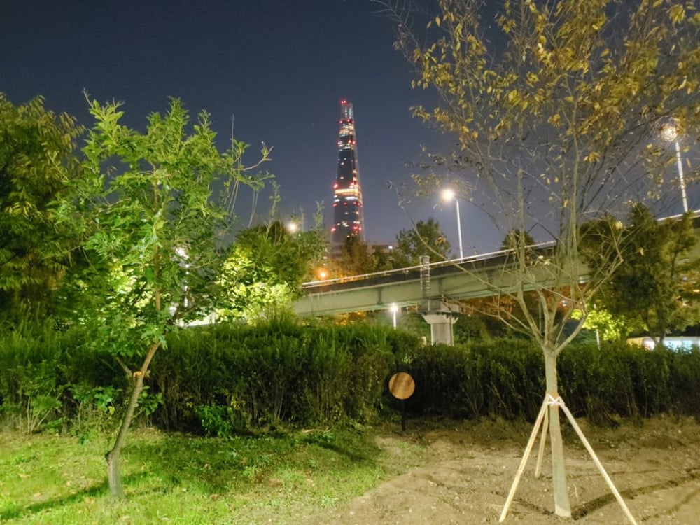 Поклонники Ви из BTS создали “Taehyung Forest” на берегу реки Хан в Сеуле