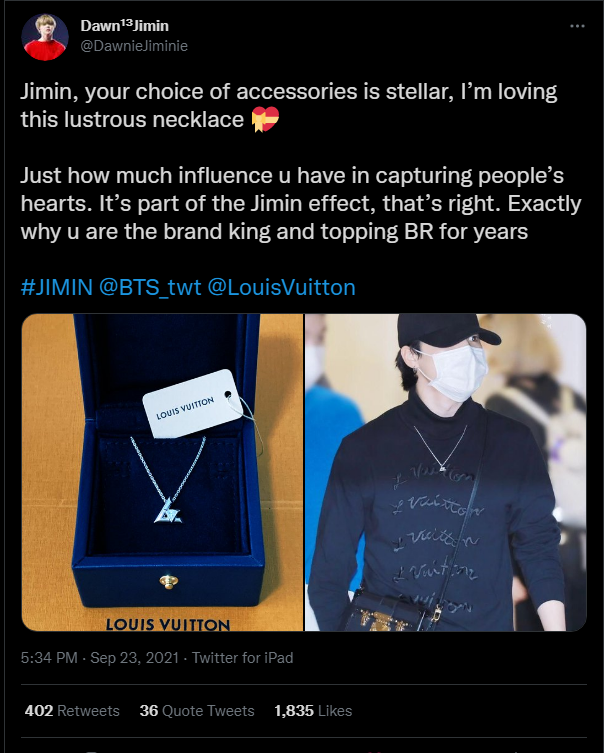 The power and impact of BTS's Jimin as a brand ambassador: Cases of  Samsung, Louis Vuitton, FILA, and Lorina