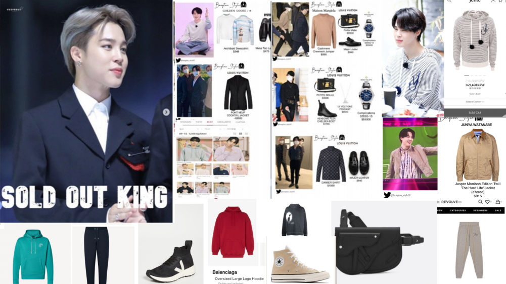 BTS Jimin is shining both as a Louis Vuitton and FILA brand