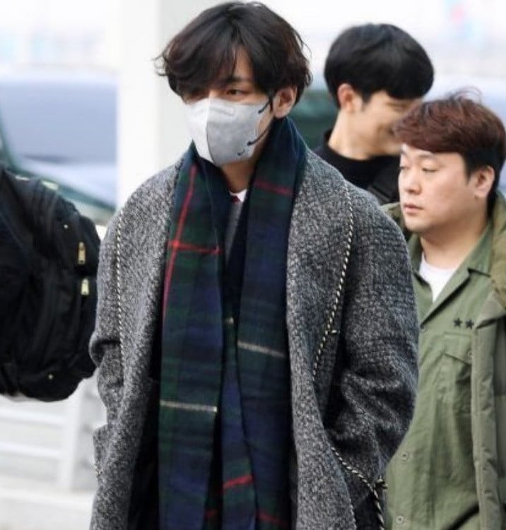 Fashion King Taehyung' trends as BTS's V appears classy & chic at the  airport