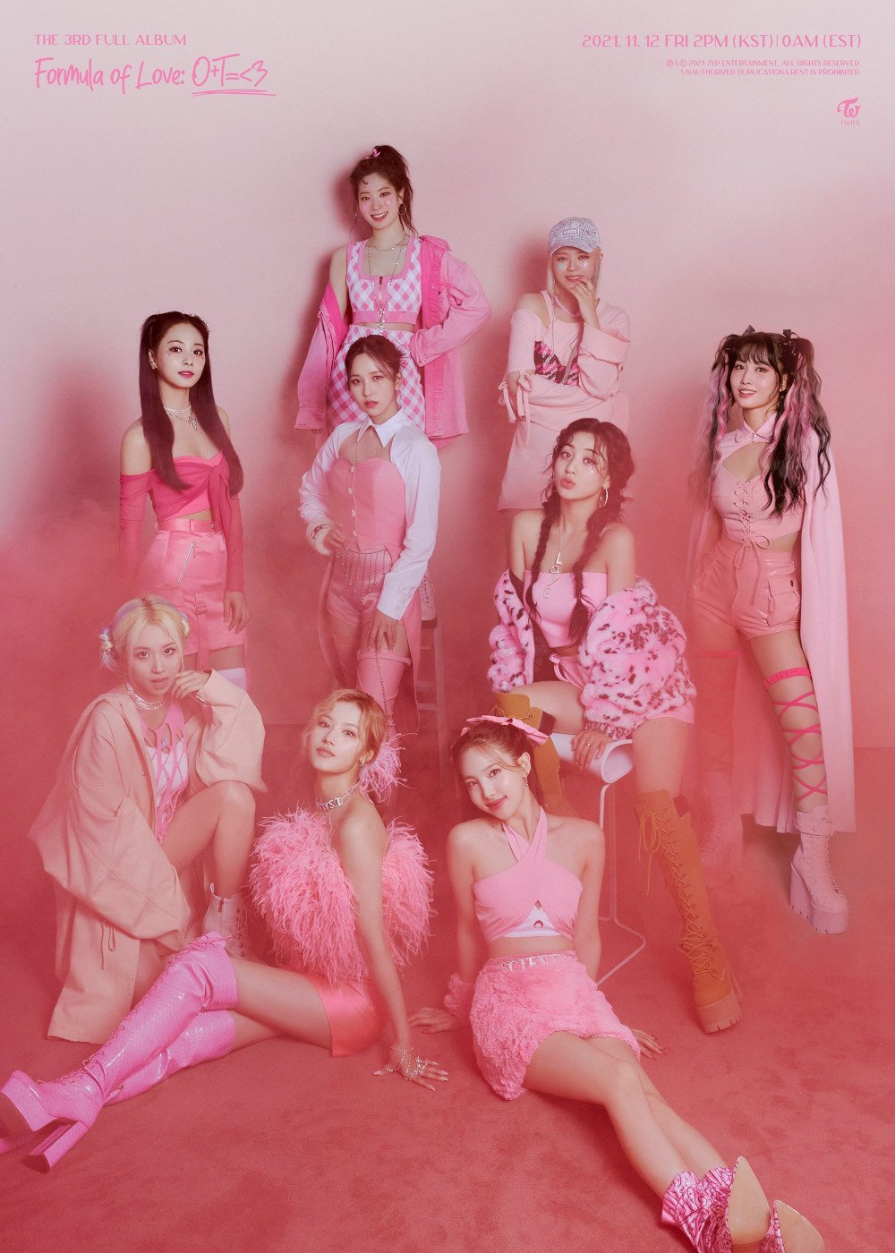 Kpop TWICE Mini Photo Album Formula of Love O+T=3 High quality HD Print Photo K-pop TWICE