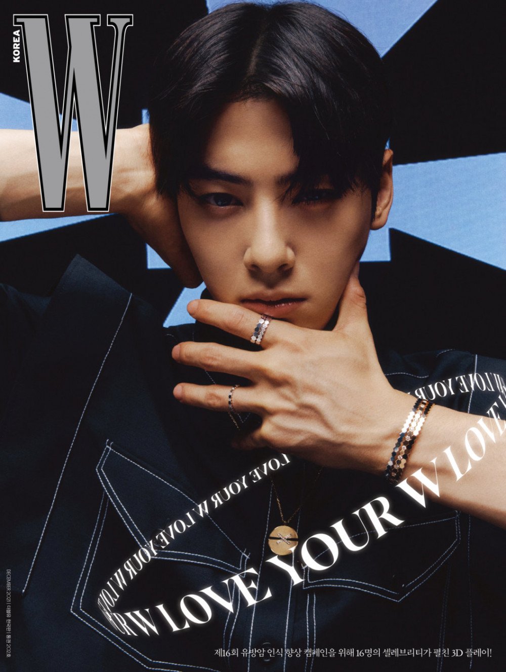 The Seoul Story on X: 📸 ASTRO Cha Eun Woo is the cover star of W Korea's  November issue where he teams up with jewelry brand Chaumet ✨ Source:    /