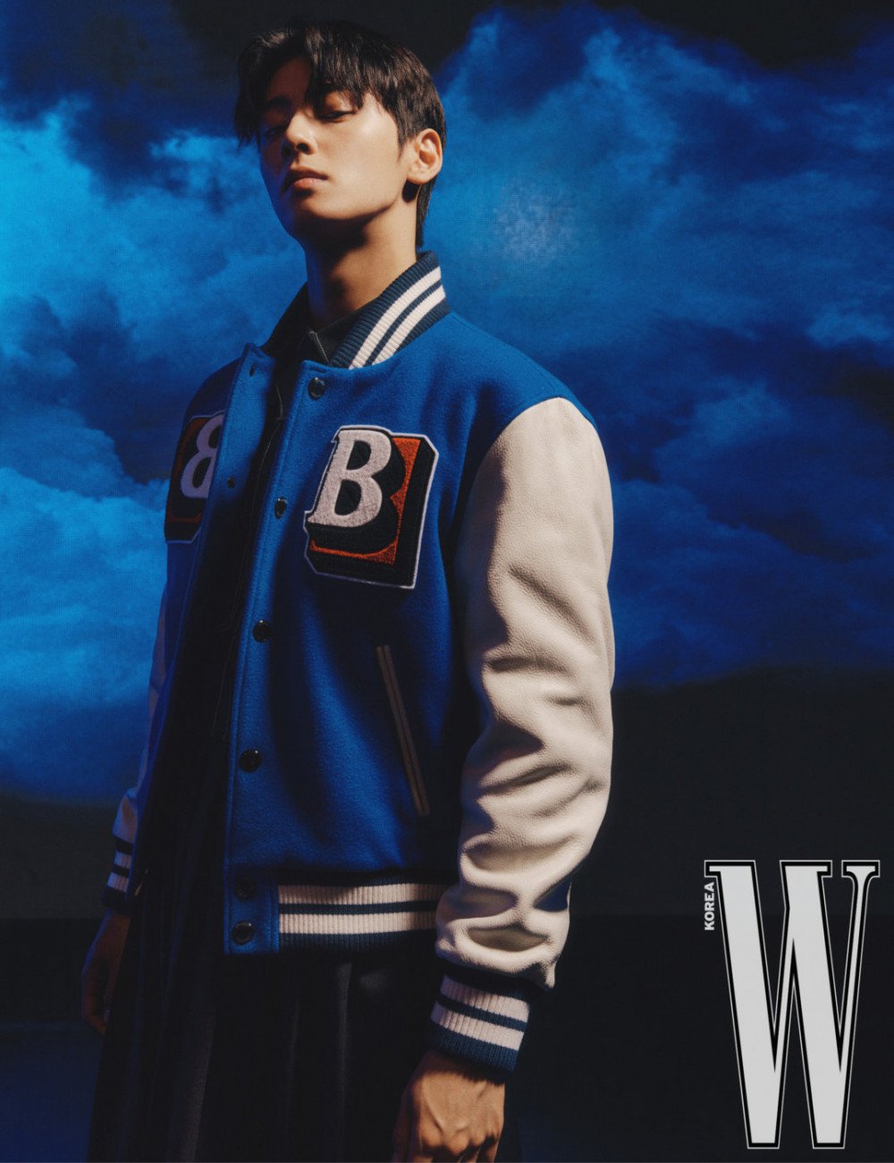 ASTRO CHA EUN-WOO for W Korea x BURBERRY March Issue 2022