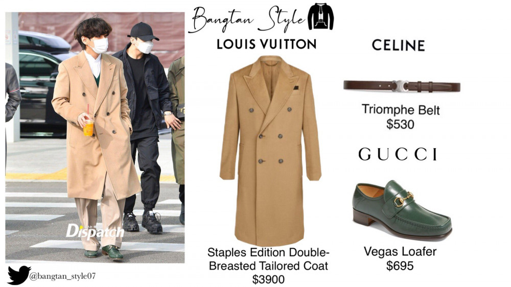 taehyung louis vuitton airport