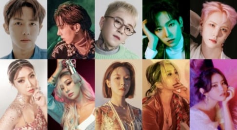 ChoA, Hyunseung, Block B, Taeil , Jang Do Yeon, Kim Dong Han, KARD, Jiwoo, Kim Ji Suk, SF9, Inseong, Hyolyn, Weeekly, WEi, 2AM, Seulong, Minzy