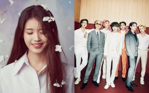 BTS, IU, Yoo Jae Suk