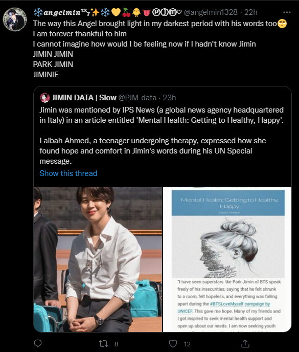 You Are Not Alone”: BTS' Jimin Comforts Fan Going Through A Tough