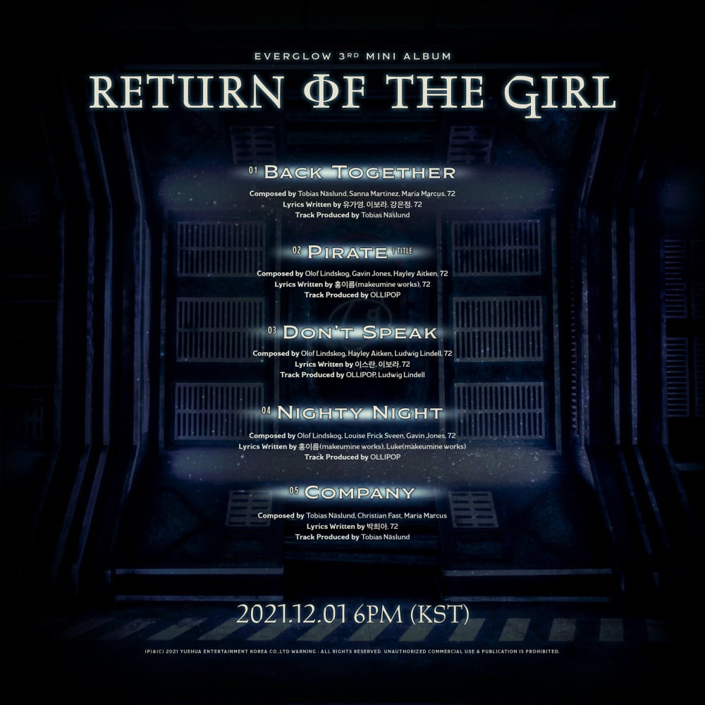 [Камбэк] EVERGLOW альбом «Return of the Girl»: музыкальный клип