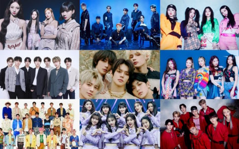 aespa, ATEEZ, BB GIRLS (Brave Girls), ENHYPEN, ITZY, Kep1er, NCT 127, NCT Dream, Stray Kids, TXT