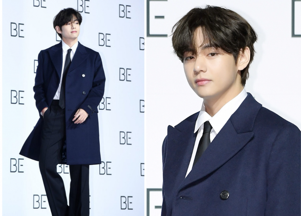 BTS V top looks from Celine Fashion week red carpet ; Taehyung