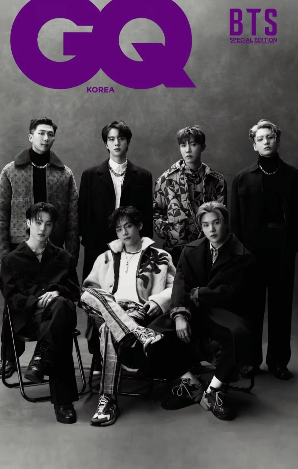 BTS VOGUE GQ KOREA January 2022 (Choose your cover) Tracked