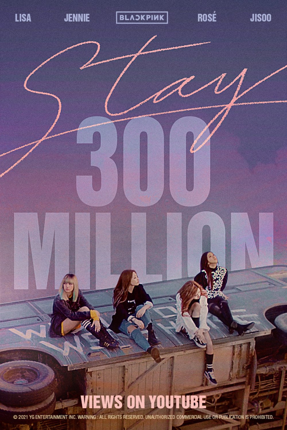 BLACKPINK's 'Stay' MV surpass 300 million views on YouTube | allkpop