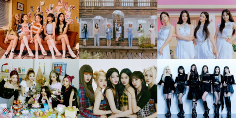 BB GIRLS (Brave Girls), ITZY, IVE, Oh My Girl, Red Velvet, STAYC