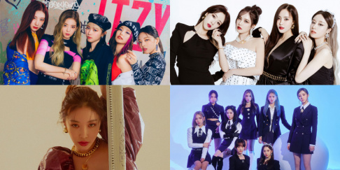 BB GIRLS (Brave Girls), Dreamcatcher, fromis_9, ITZY, Kim Chung Ha, LIGHTSUM, LOONA, STAYC, T-ara, VIVIZ, Weki Meki