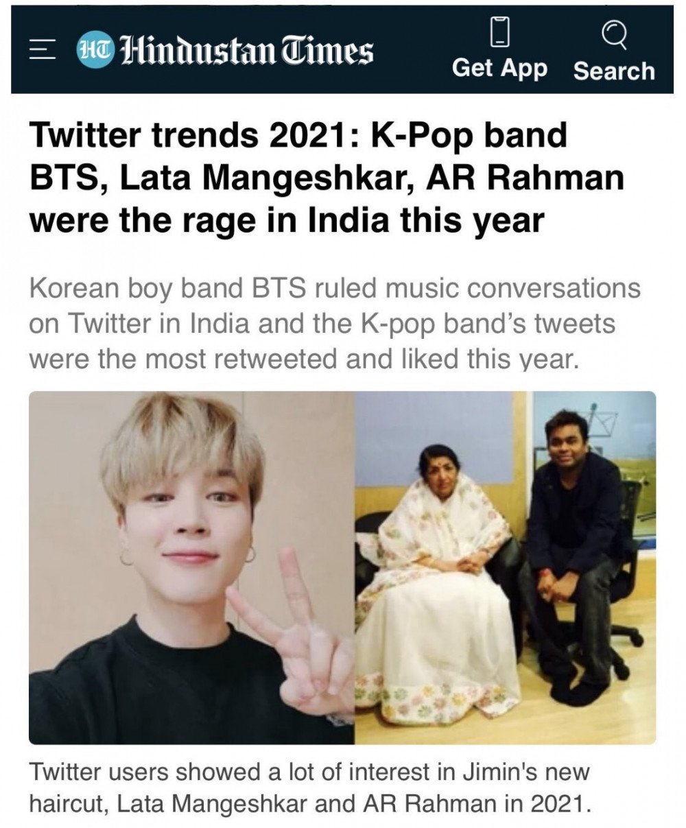 BTS Jimin's tweet about his new haircut was India's most retweeted ...