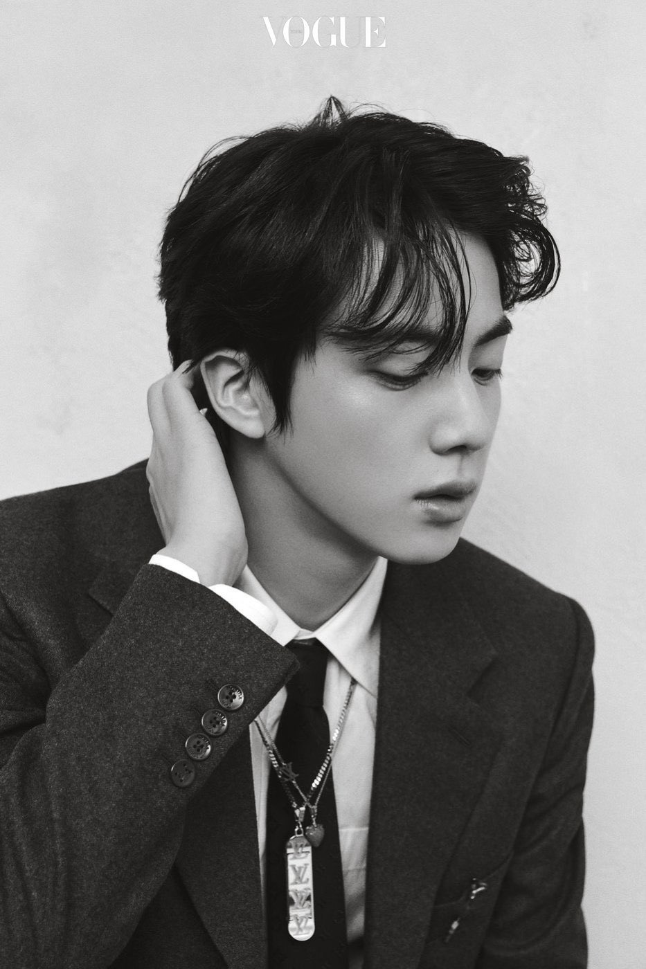 jin white photoshoot