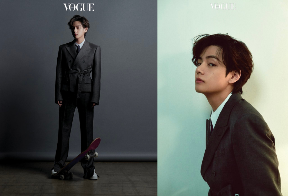 BTS V on Vogue Korea  V vogue bts, Kim taehyung, Vogue korea