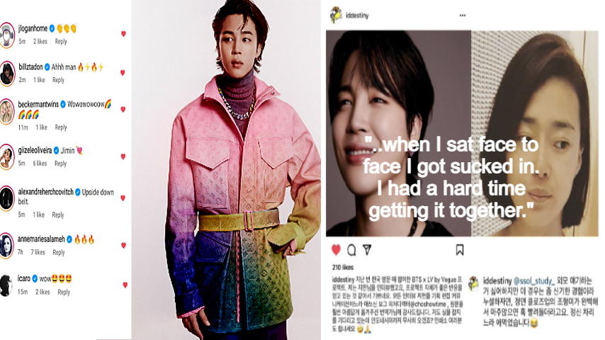 BTS Jimin's interviewer for Vogue Korea gushes about his beauty