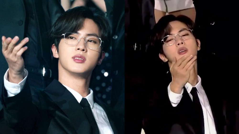 BTS's Jin gets listed as a legendary ambassador of flying kisses along with  Marilyn Monroe, Brad Pitt, and Ariana Grande